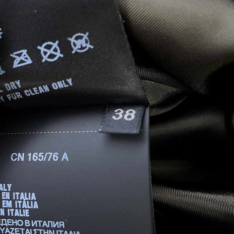 プラダ ジャケット リバーシブル シープスキンファー ナイロン スペシャルオーダー レディースサイズ38 PRADA アウター