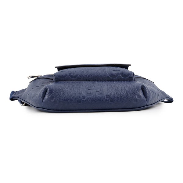 グッチ ボディバッグ ジャンボGG エンボス ウエストバッグ レザー 645093 GUCCI ベルトバッグ アウトレット品