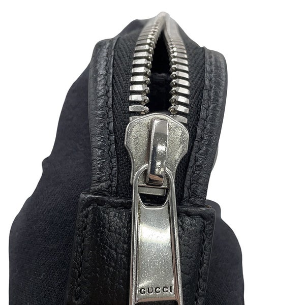 グッチ ショルダーバッグ ジャンボGG メッセンジャーバッグ キャンバス 739668 GUCCI 黒 2wayクラッチ