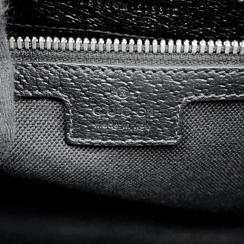 グッチ ショルダーバッグ ジャンボGG メッセンジャーバッグ キャンバス 739668 GUCCI 黒 2wayクラッチ