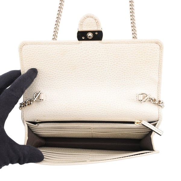 グッチ チェーンウォレット インターロッキングG レザー 615523 GUCCI 財布 アウトレット品
