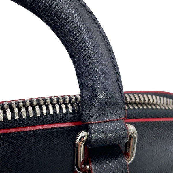 プラダ リュック トライアングルロゴ バックパック サフィアーノレザー 1BZ003 PRADA 2way 黒