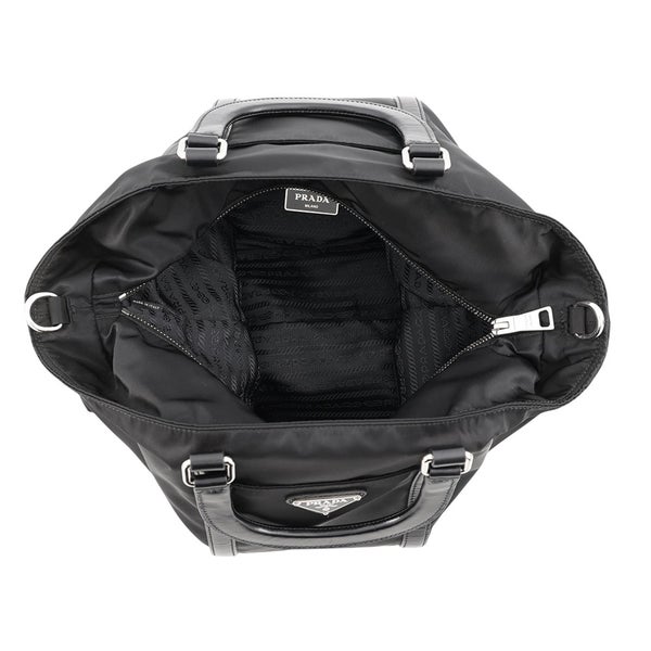 プラダ トートバッグ トライアングルロゴ ナイロン レザー B2879N PRADA 2way 黒
