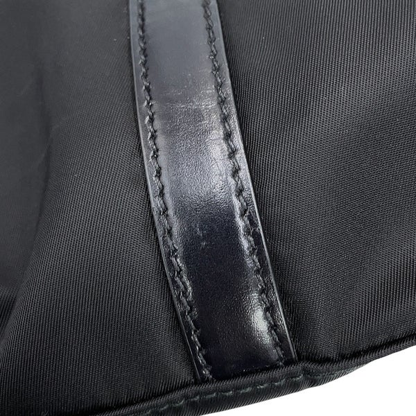 プラダ トートバッグ トライアングルロゴ ナイロン レザー B2879N PRADA 2way 黒