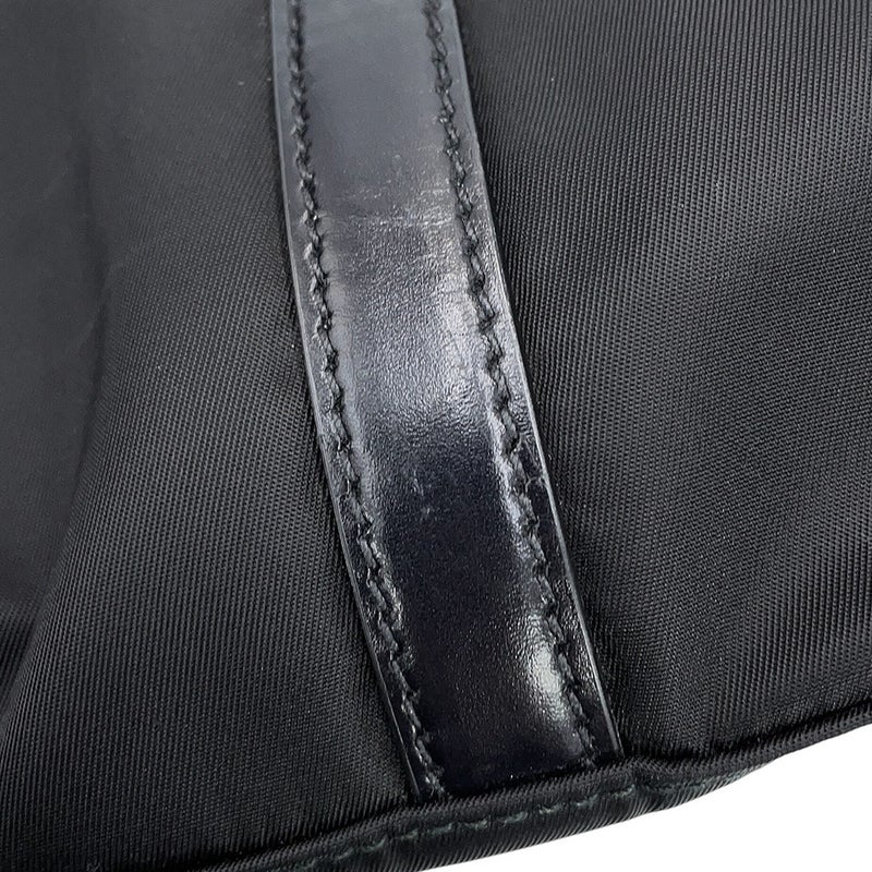 プラダ トートバッグ トライアングルロゴ ナイロン レザー B2879N PRADA 2way 黒