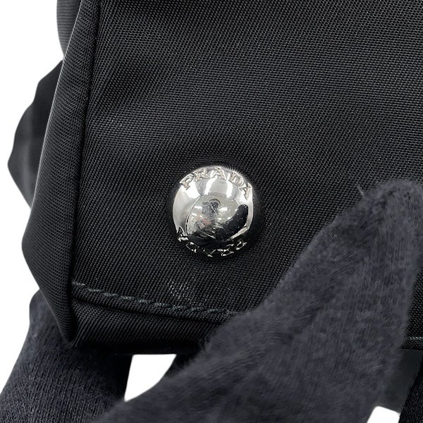 プラダ トートバッグ トライアングルロゴ ナイロン レザー B2879N PRADA 2way 黒