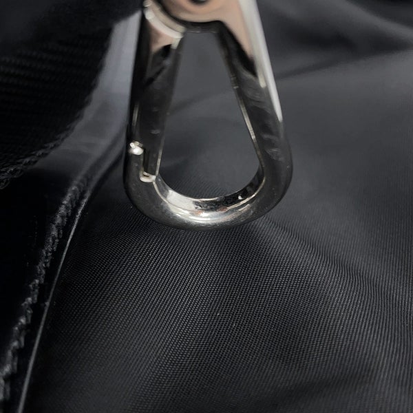 プラダ トートバッグ トライアングルロゴ ナイロン レザー B2879N PRADA 2way 黒