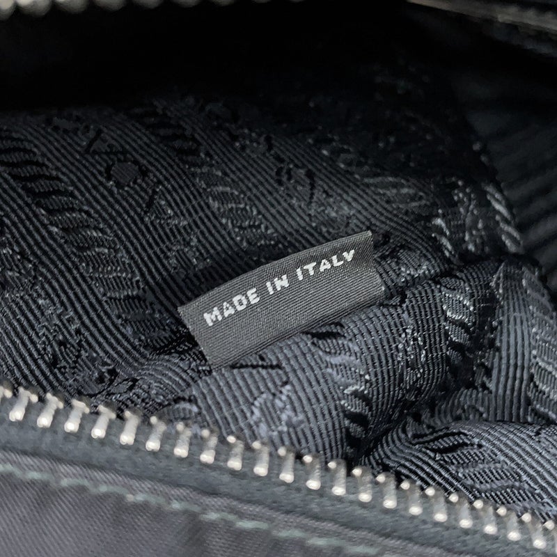 プラダ トートバッグ トライアングルロゴ ナイロン レザー B2879N PRADA 2way 黒