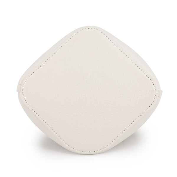 ロエベ ハンドバッグ ぺブルバゲット ミニ レザー AANBBBMX02 LOEWE 2way 白