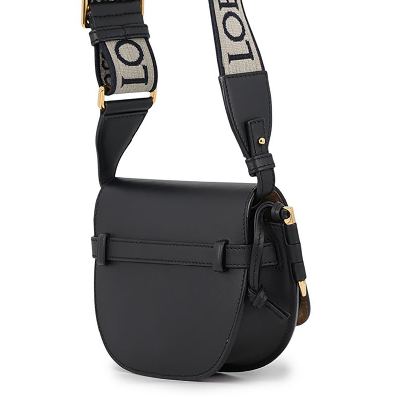 ロエべ ショルダーバッグ ゲート デュアル ミニ レザー A650N46X13 LOEWE 黒