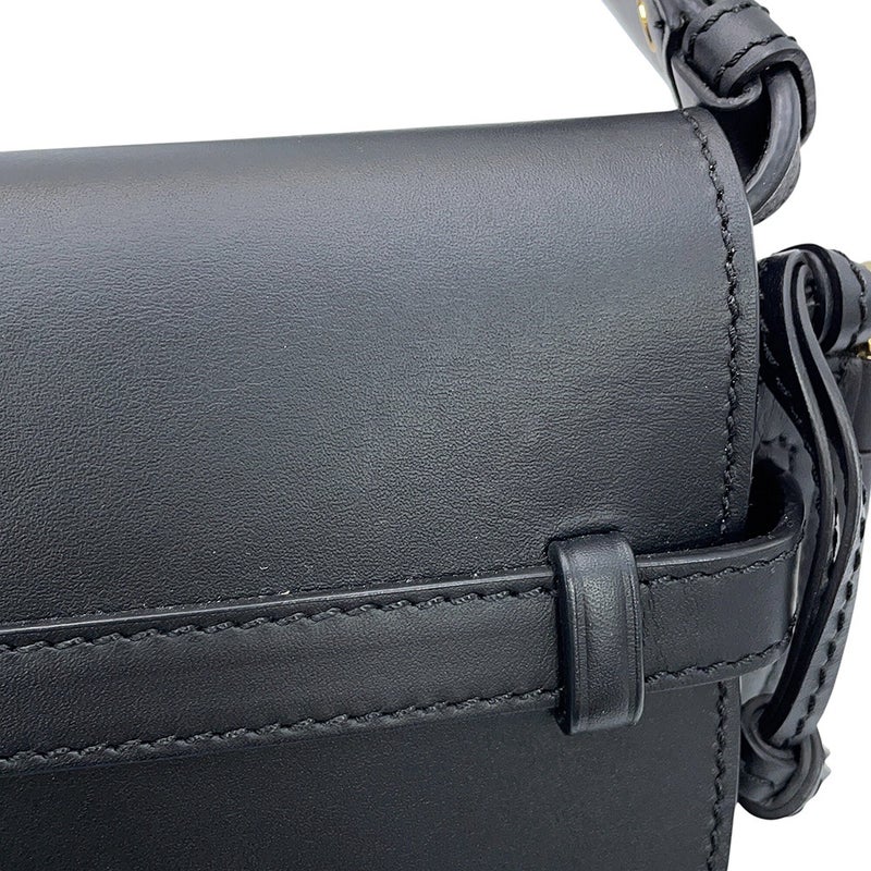 ロエべ ショルダーバッグ ゲート デュアル ミニ レザー A650N46X13 LOEWE 黒