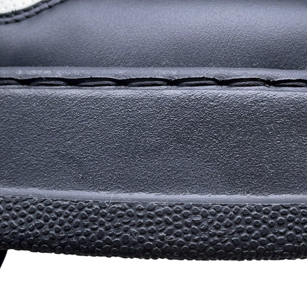 グッチ スニーカー GGエンボス レザー PVC メンズサイズ11 1/2 669582 GUCCI 靴 黒 白