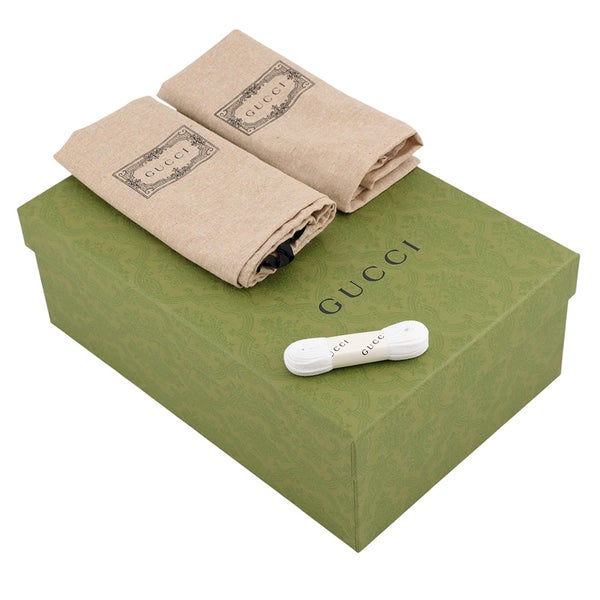 グッチ スニーカー GGエンボス レザー PVC メンズサイズ11 1/2 669582 GUCCI 靴 黒 白