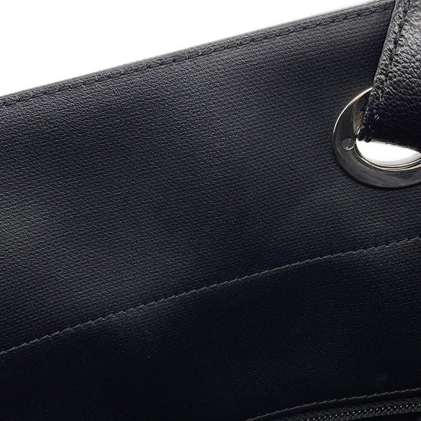 シャネル トートバッグ パリビアリッツトートPM マトラッセ ココマーク A34208 CHANEL 黒