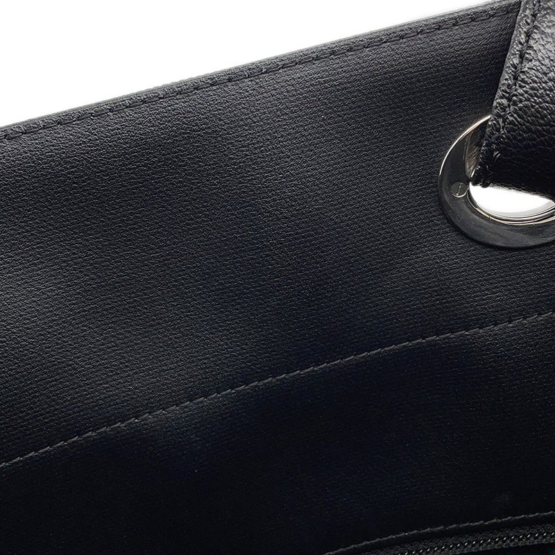 シャネル トートバッグ パリビアリッツトートPM マトラッセ ココマーク A34208 CHANEL 黒