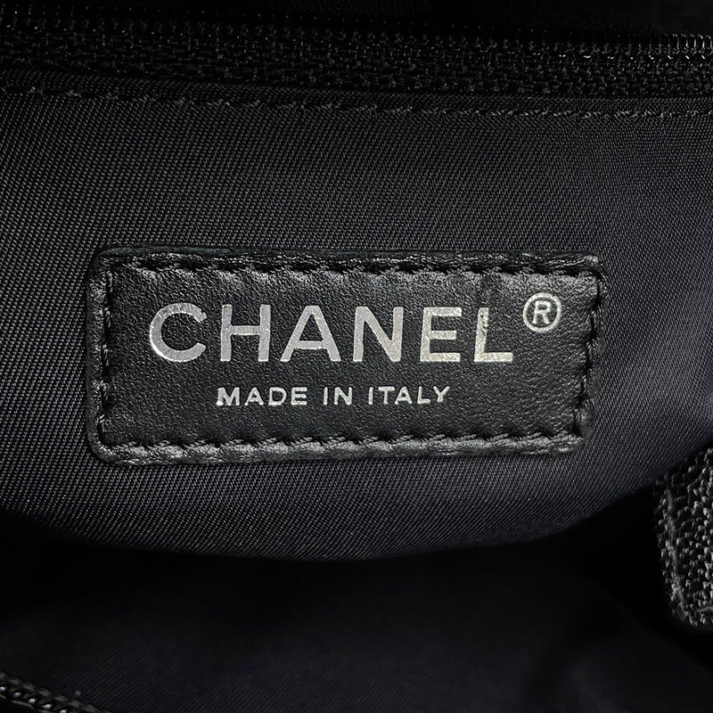シャネル トートバッグ パリビアリッツトートPM マトラッセ ココマーク A34208 CHANEL 黒