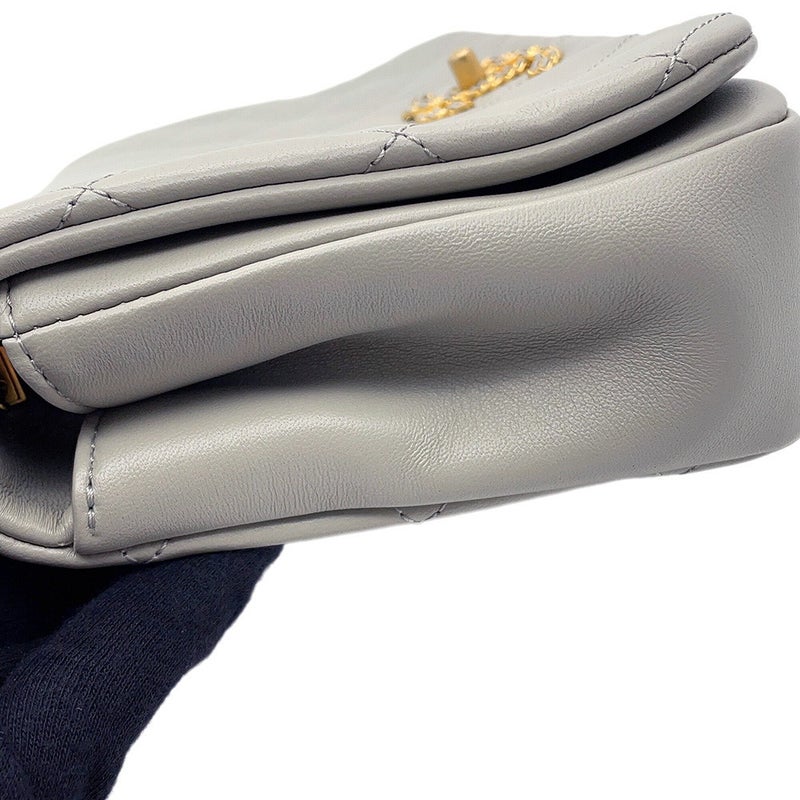 シャネル チェーンショルダーバッグ フラップバッグ マトラッセ ココマーク ラムスキン AS2976 CHANEL
