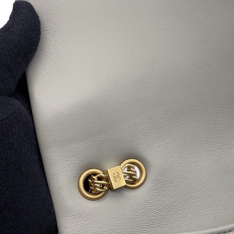 シャネル チェーンショルダーバッグ フラップバッグ マトラッセ ココマーク ラムスキン AS2976 CHANEL