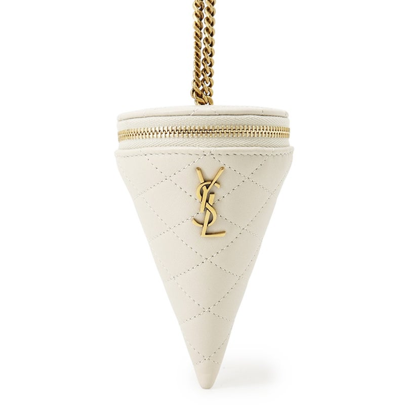 サンローランパリ チェーンバッグ マイクロコーン ラムスキン YSL 820386 SAINT LAURENT PARIS バッグ
