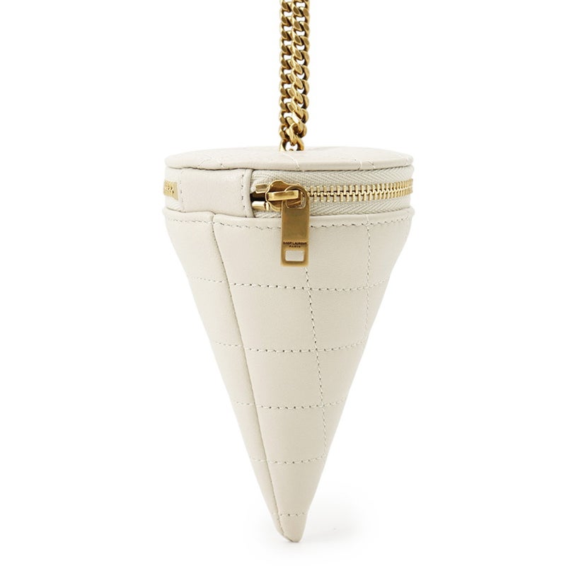 サンローランパリ チェーンバッグ マイクロコーン ラムスキン YSL 820386 SAINT LAURENT PARIS バッグ