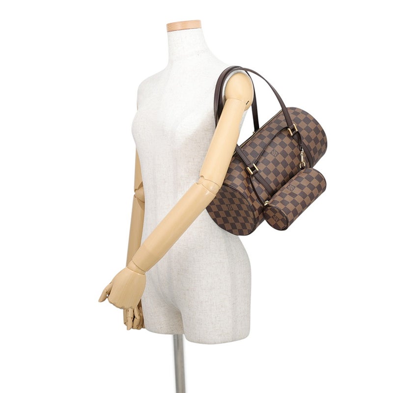 ルイヴィトン ハンドバッグ ダミエ・エベヌ パピヨン30 ポーチ付き N51303 LOUIS VUITTON ヴィトン バッグ