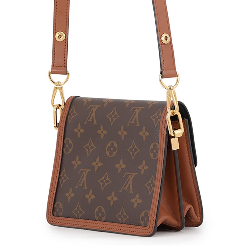 ルイヴィトン ショルダーバッグ モノグラム・リバース ドーフィーヌ MINI M45959 LOUIS VUITTON 黒 ブラック