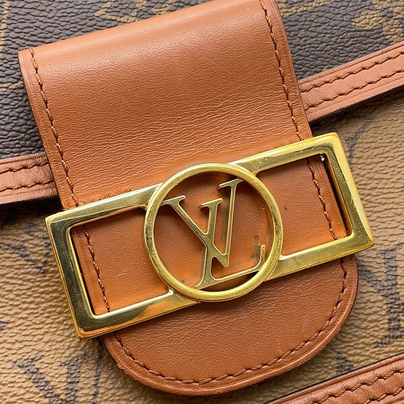ルイヴィトン ショルダーバッグ モノグラム・リバース ドーフィーヌ MINI M45959 LOUIS VUITTON 黒 ブラック