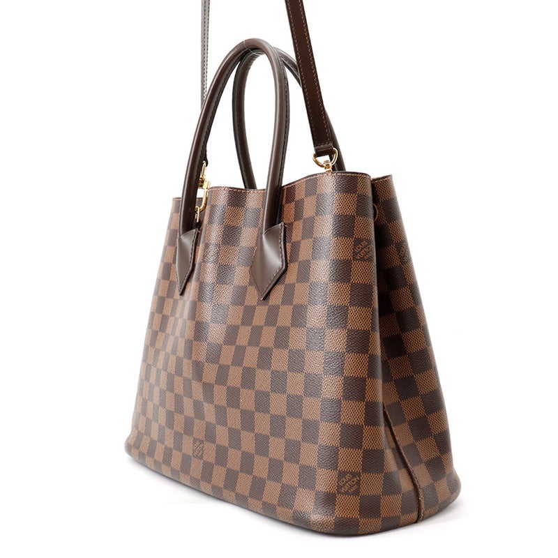 ルイヴィトン トートバッグ ダミエ・エベヌ ケンジントン N41435 LOUIS VUITTON ヴィトン バッグ  2WAY ショルダーバッグ