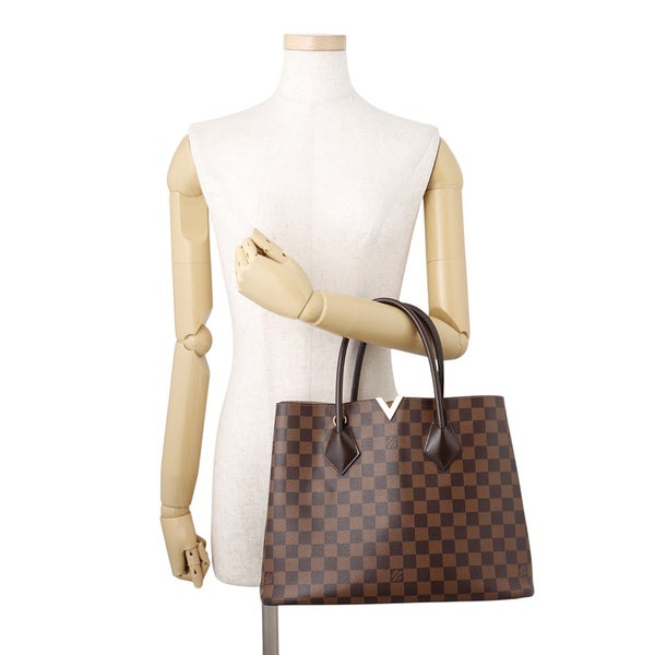 ルイヴィトン トートバッグ ダミエ・エベヌ ケンジントン N41435 LOUIS VUITTON ヴィトン バッグ  2WAY ショルダーバッグ