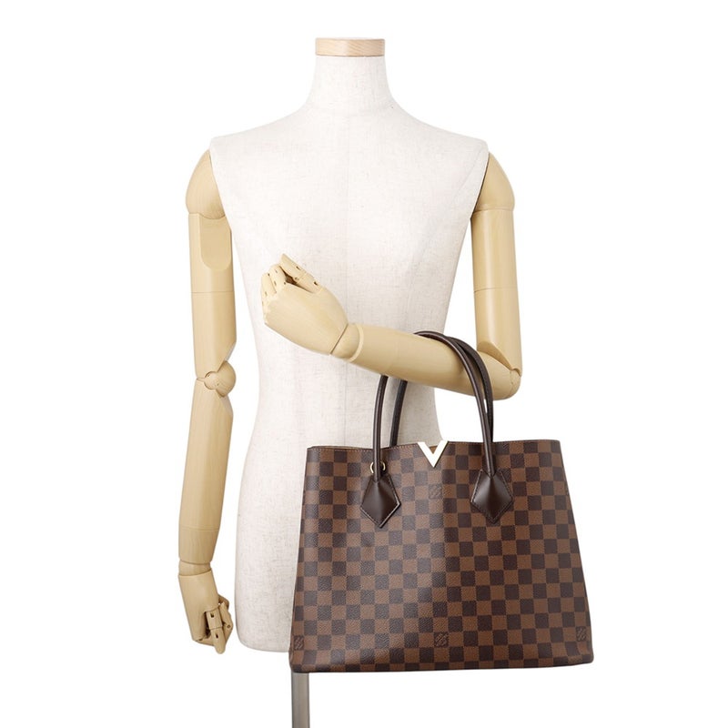 ルイヴィトン トートバッグ ダミエ・エベヌ ケンジントン N41435 LOUIS VUITTON ヴィトン バッグ  2WAY ショルダーバッグ