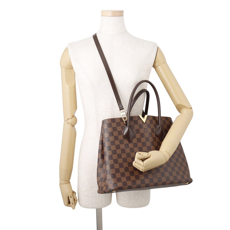 ルイヴィトン トートバッグ ダミエ・エベヌ ケンジントン N41435 LOUIS VUITTON ヴィトン バッグ  2WAY ショルダーバッグ