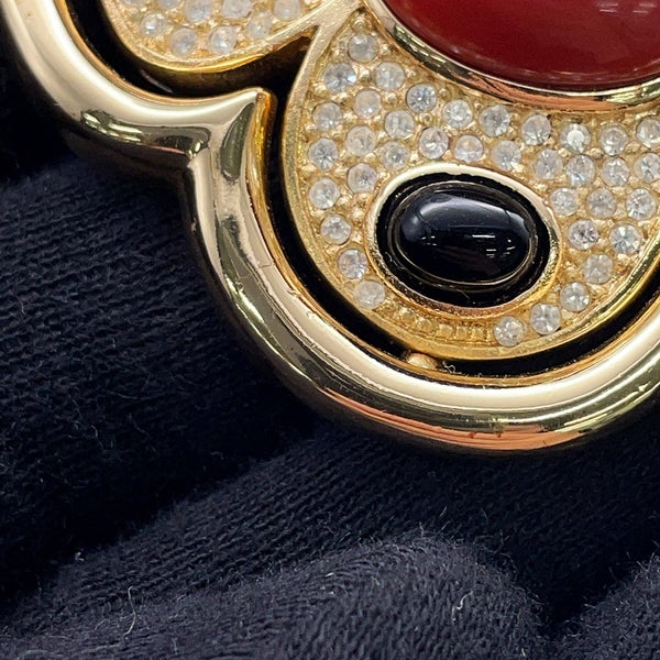 クリスチャン・ディオール ブローチ ラインストーン Christian Dior アクセサリー