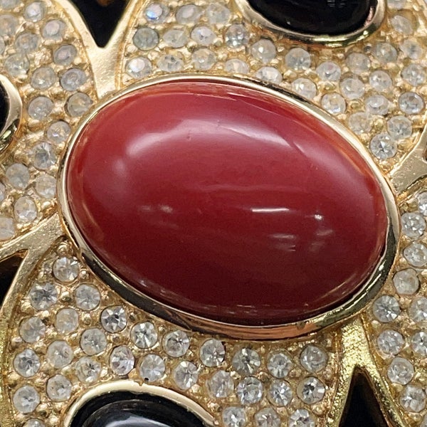 クリスチャン・ディオール ブローチ ラインストーン Christian Dior アクセサリー