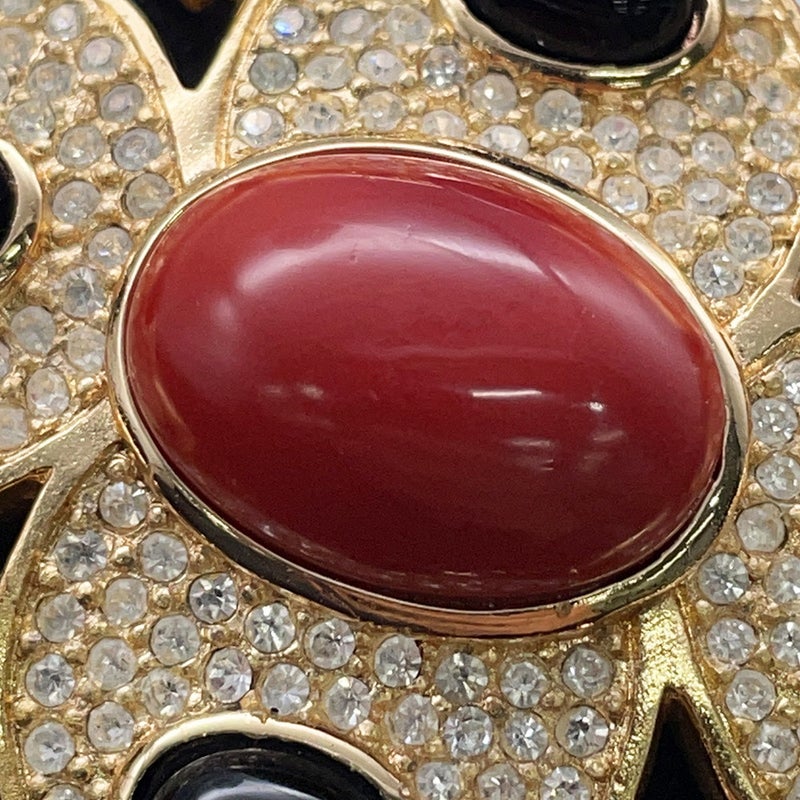 クリスチャン・ディオール ブローチ ラインストーン Christian Dior アクセサリー