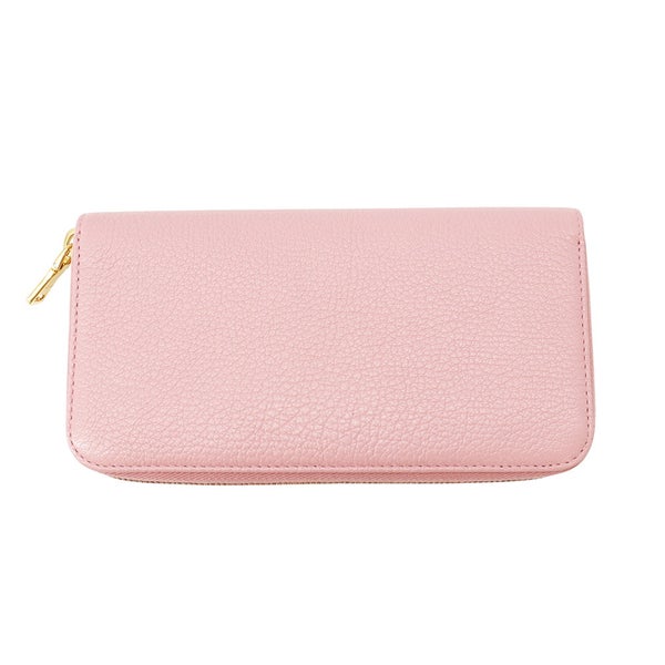 ミュウミュウ 長財布 リボン ロゴ レザー Miu Miu 財布