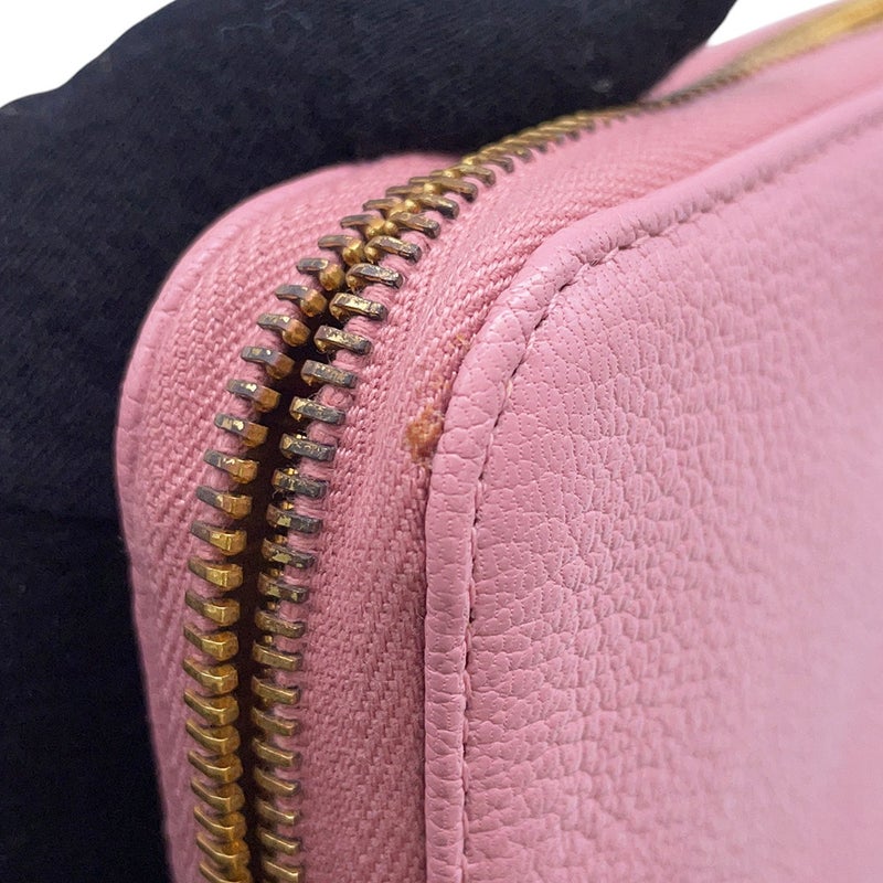 ミュウミュウ 長財布 リボン ロゴ レザー Miu Miu 財布