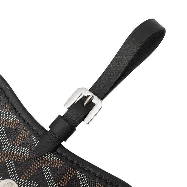 ゴヤール ポーチ オースシアングリ PVC GOYARD ドッグポーチ チャーム 黒