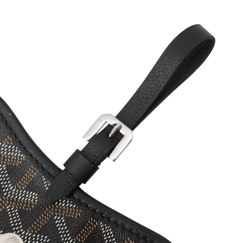 ゴヤール ポーチ オースシアングリ PVC GOYARD ドッグポーチ チャーム 黒