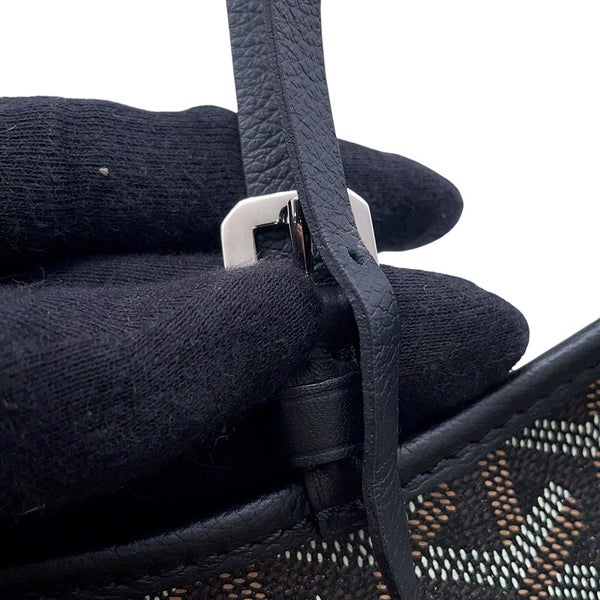 ゴヤール ポーチ オースシアングリ PVC GOYARD ドッグポーチ チャーム 黒