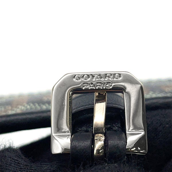 ゴヤール ポーチ オースシアングリ PVC GOYARD ドッグポーチ チャーム 黒