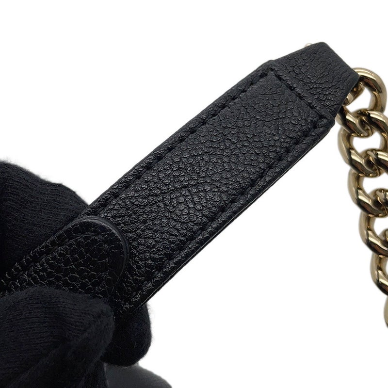 シャネル チェーンショルダーバッグ ボーイシャネル シェブロン キャビアスキン A67364 CHANEL 黒