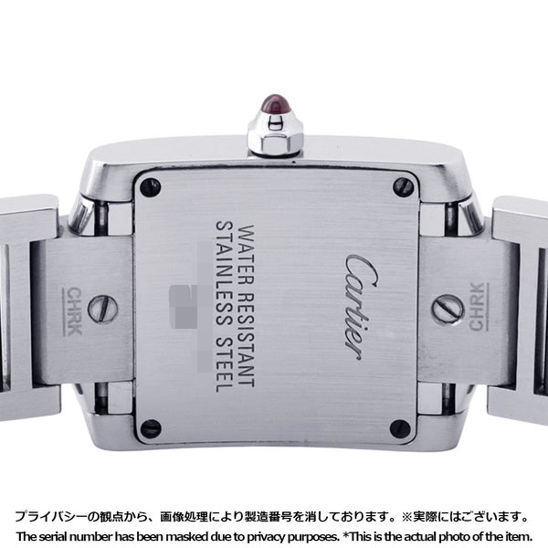 カルティエ タンクフランセーズ SM ピンクシェル W51028Q3 Cartier 腕時計 レディース クォーツ ピンクシェル文字盤
