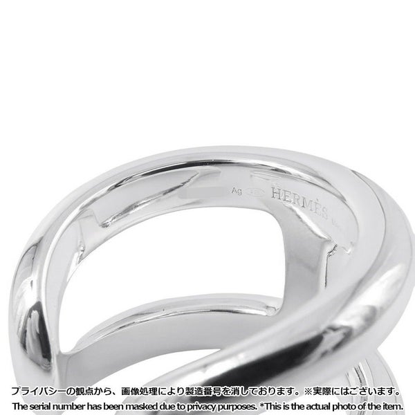エルメス リング オスモズGM Osmose SV925シルバー リングサイズ55 HERMES 指輪 ジュエリー