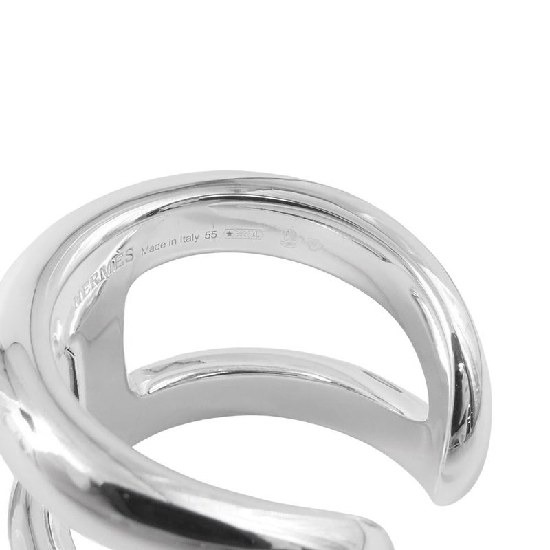 エルメス リング オスモズGM Osmose SV925シルバー リングサイズ55 HERMES 指輪 ジュエリー