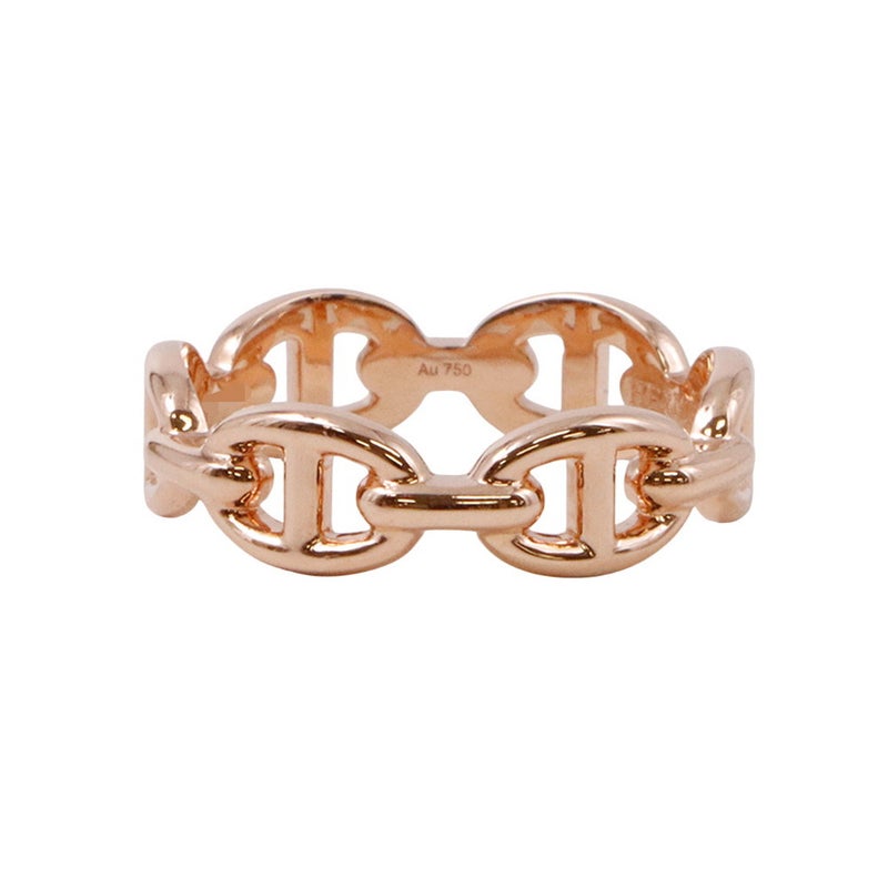 エルメス リング シェーヌダンクル アンシェネPM K18PGピンクゴールド リングサイズ54 HERMES ジュエリー
