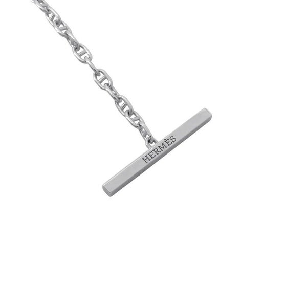 エルメス ブレスレット シェーヌ ダンクル コントゥール ダイヤモンド 33P 0.16ct K18WG サイズLG HERMES