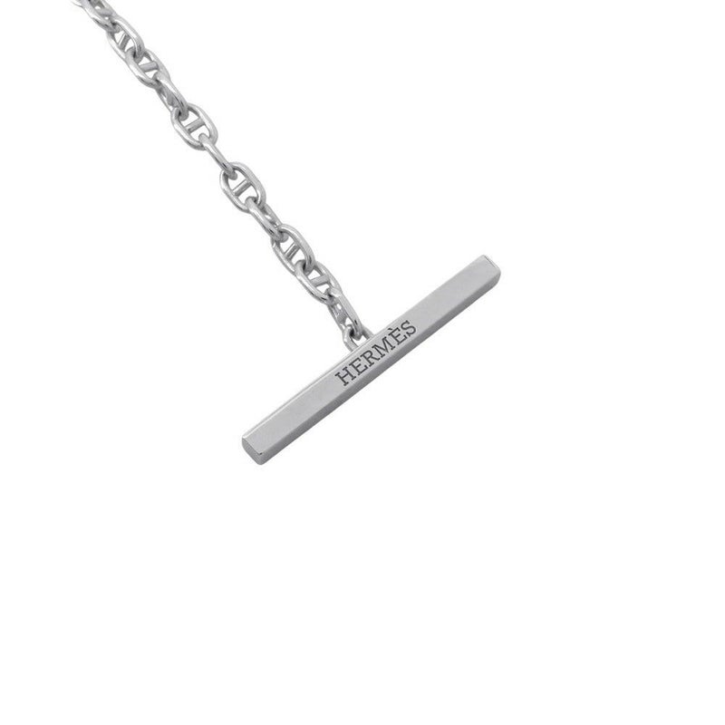 エルメス ブレスレット シェーヌ ダンクル コントゥール ダイヤモンド 33P 0.16ct K18WG サイズLG HERMES