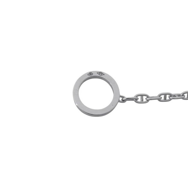 エルメス ブレスレット シェーヌ ダンクル コントゥール ダイヤモンド 33P 0.16ct K18WG サイズLG HERMES