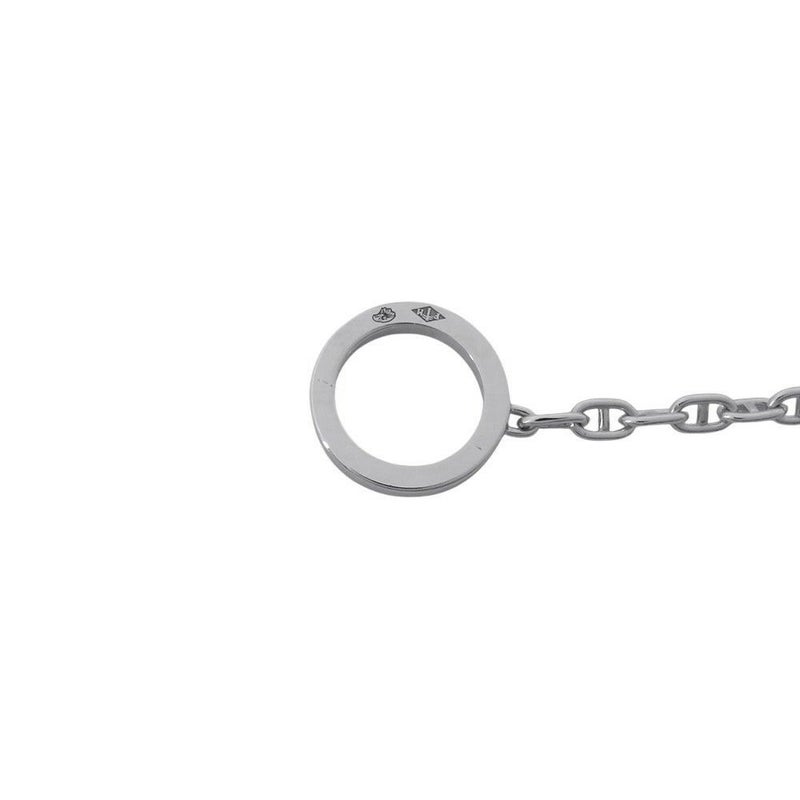 エルメス ブレスレット シェーヌ ダンクル コントゥール ダイヤモンド 33P 0.16ct K18WG サイズLG HERMES