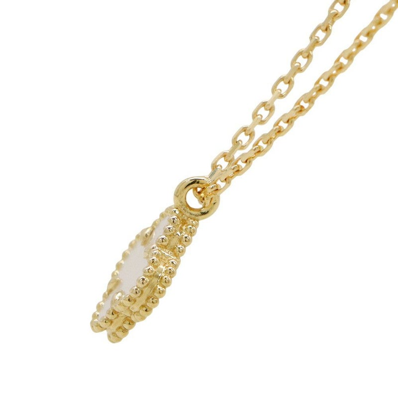 ヴァンクリーフ&アーペル ネックレス スウィート アルハンブラ ペンダント マザーオブパール K18YGイエローゴールド VCARF69100